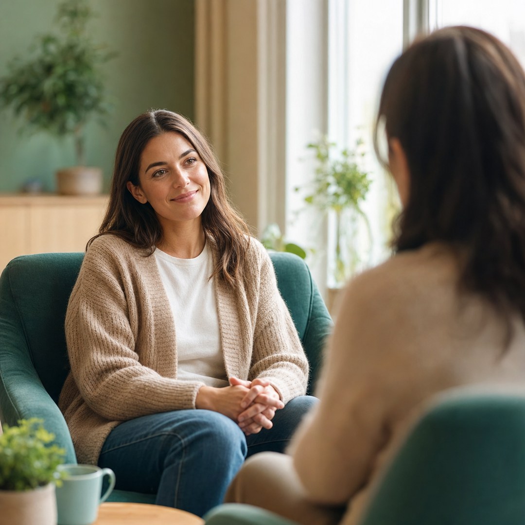 Adult in a supportive behavioral and mental health counseling session at Fresh Start Health in Kentucky